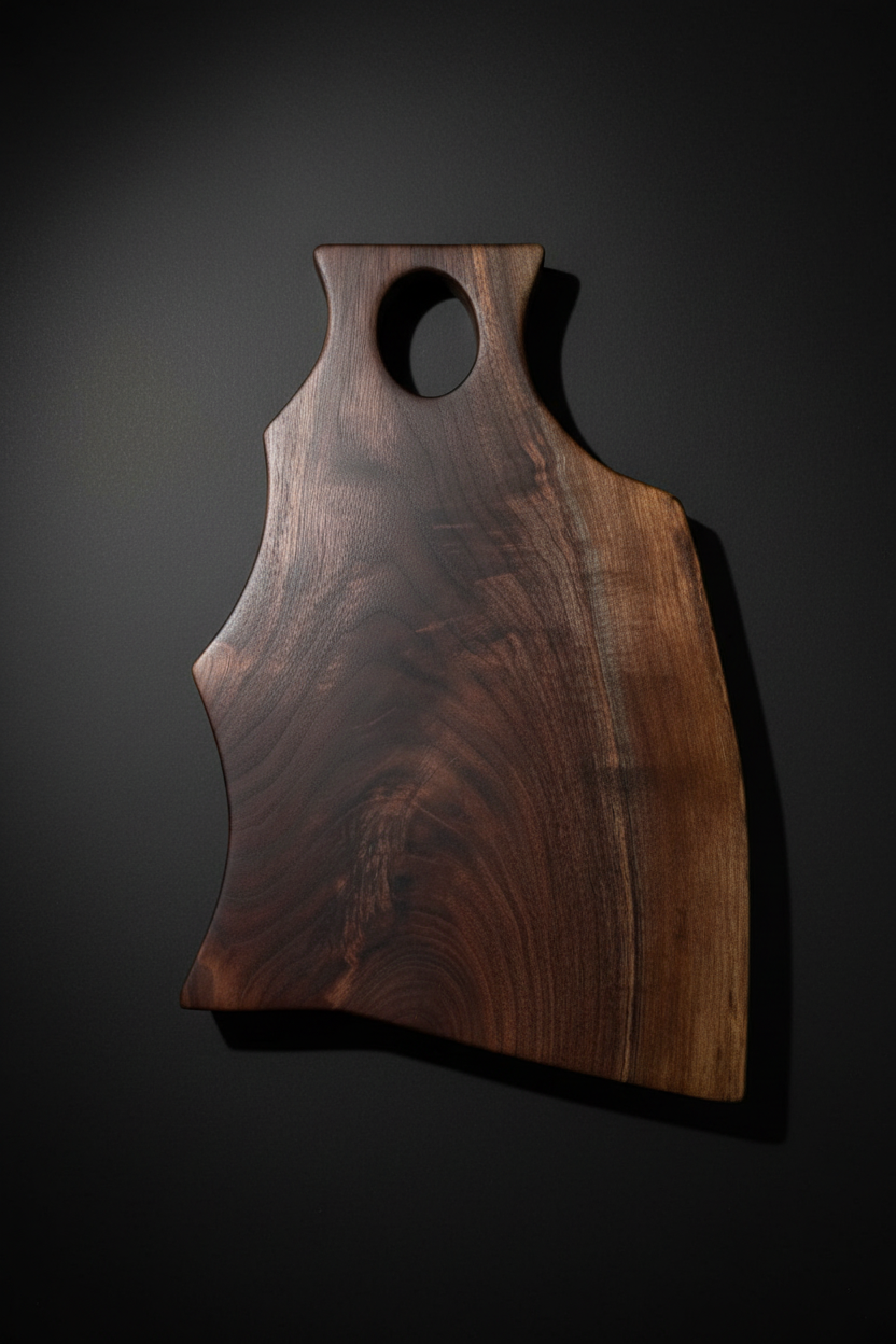 Dark Studio Double Live-Edge Handle Board
