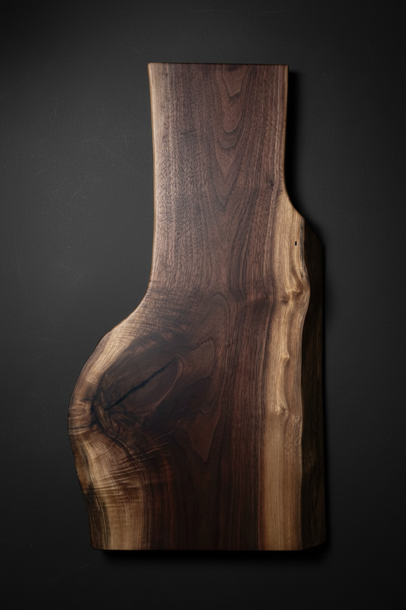 Dark Studio Live-Edge Burl Board