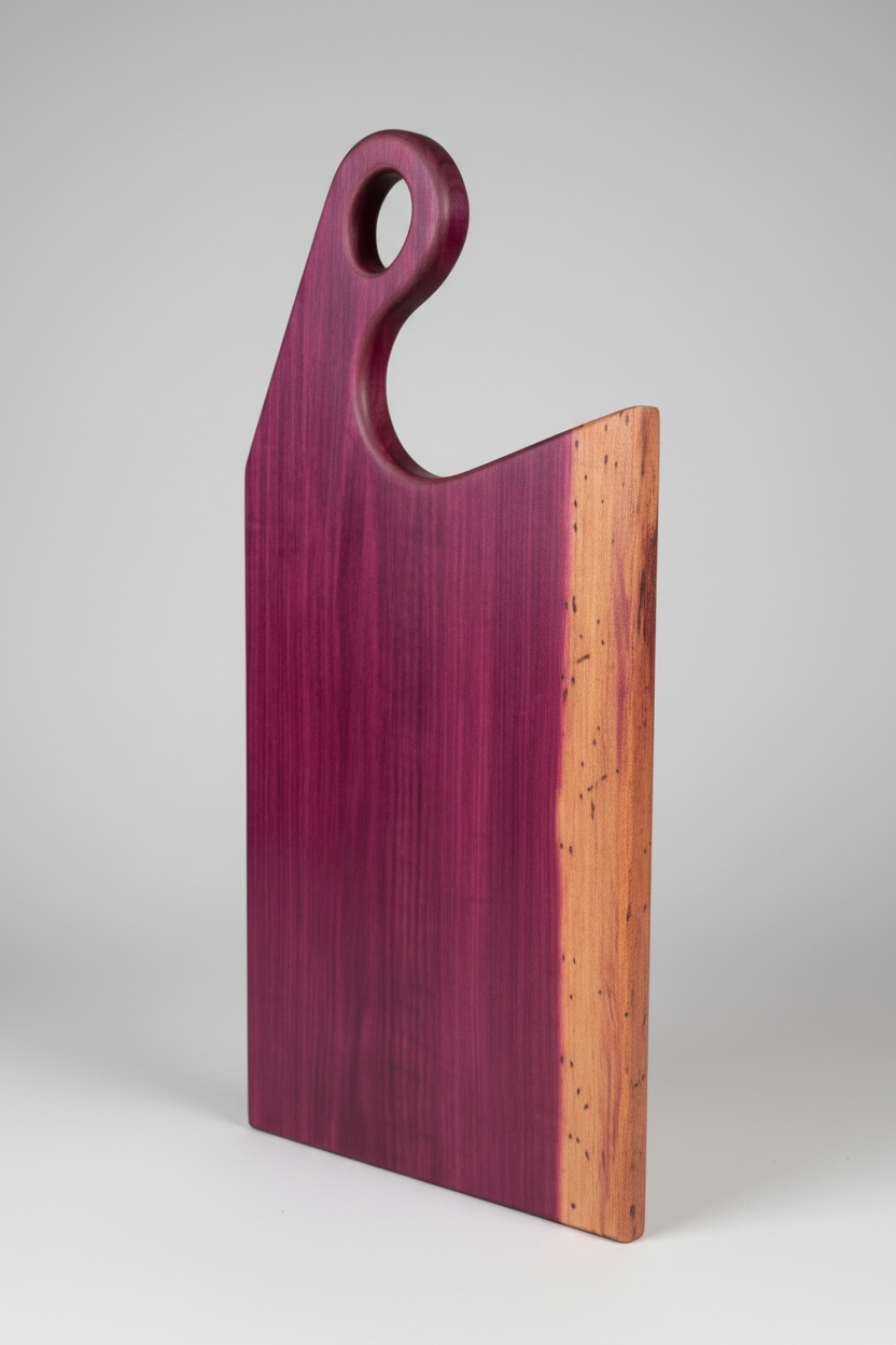 Purpleheart Board - Bright Color Accurate