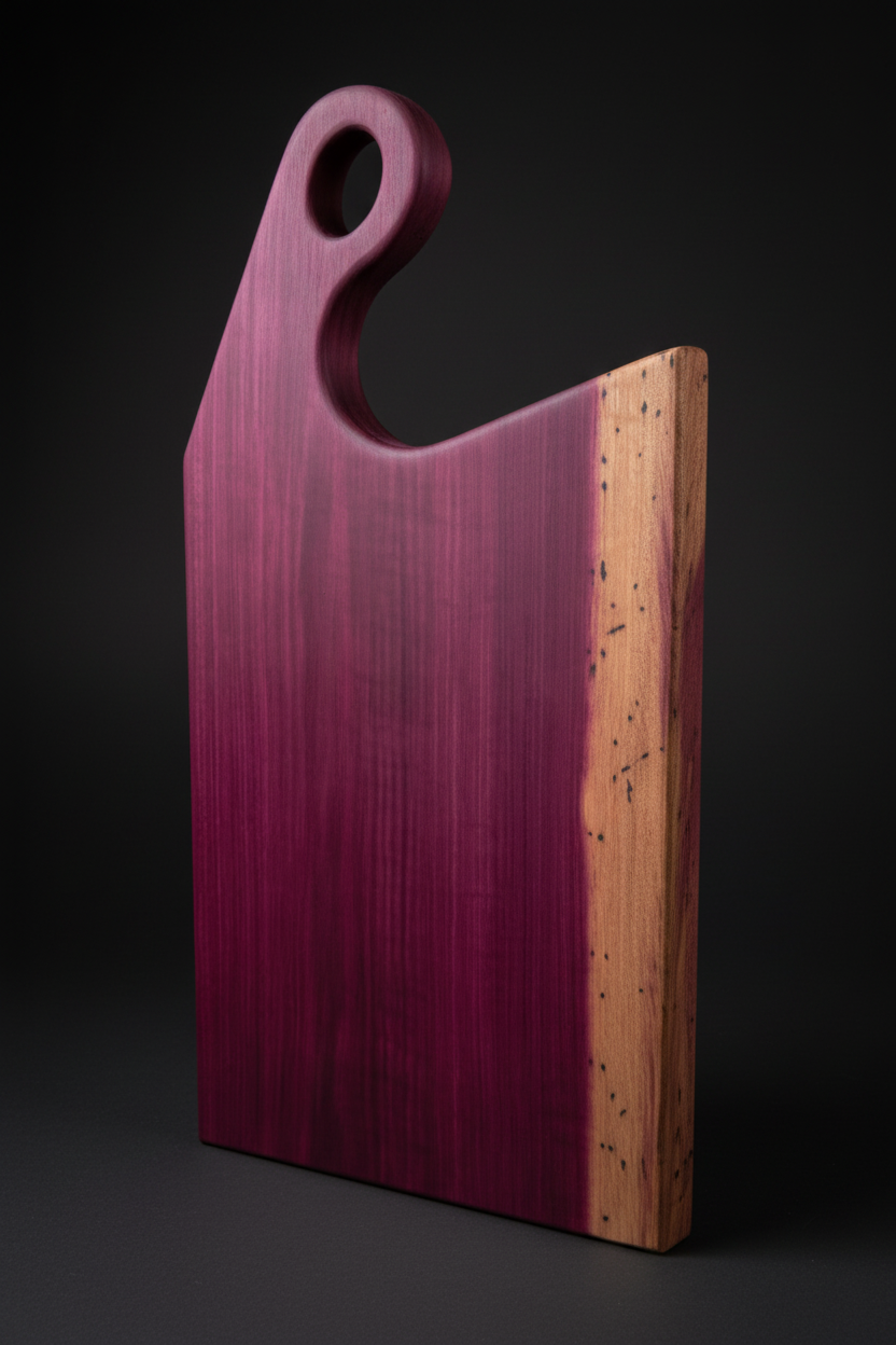 Purpleheart Board - Dark Studio Purple