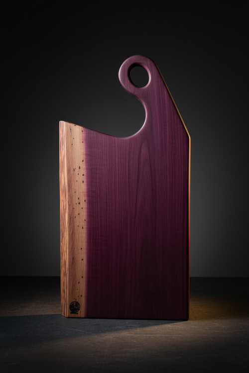 Purpleheart Board - Dark Studio Purple